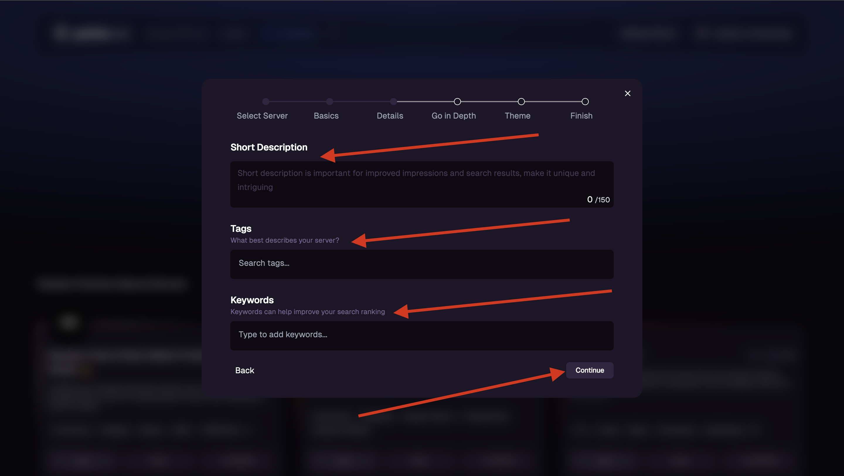 Setup Wizard Details